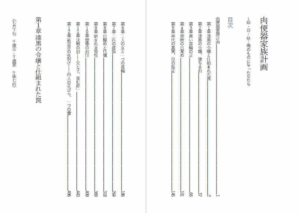 肉便器家族計画〜姉・母・妹─俺のものになった女たち