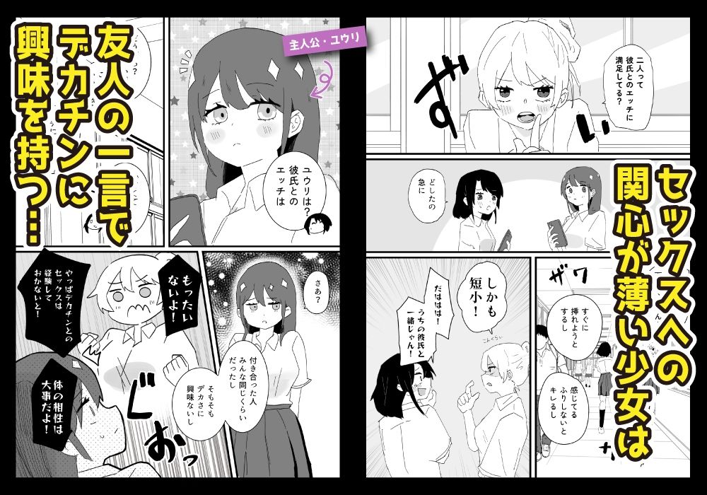 クラスのギャルが僕のデカチンをハメて、ハマる話
