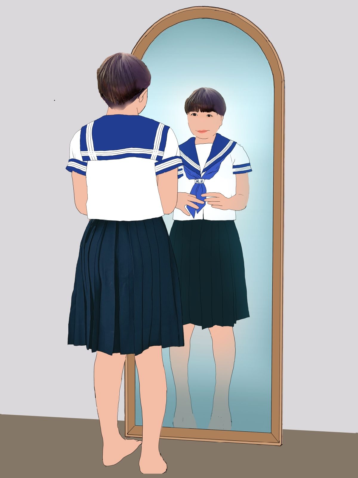 男の娘イラスト集「がるぼーいの推しの娘」