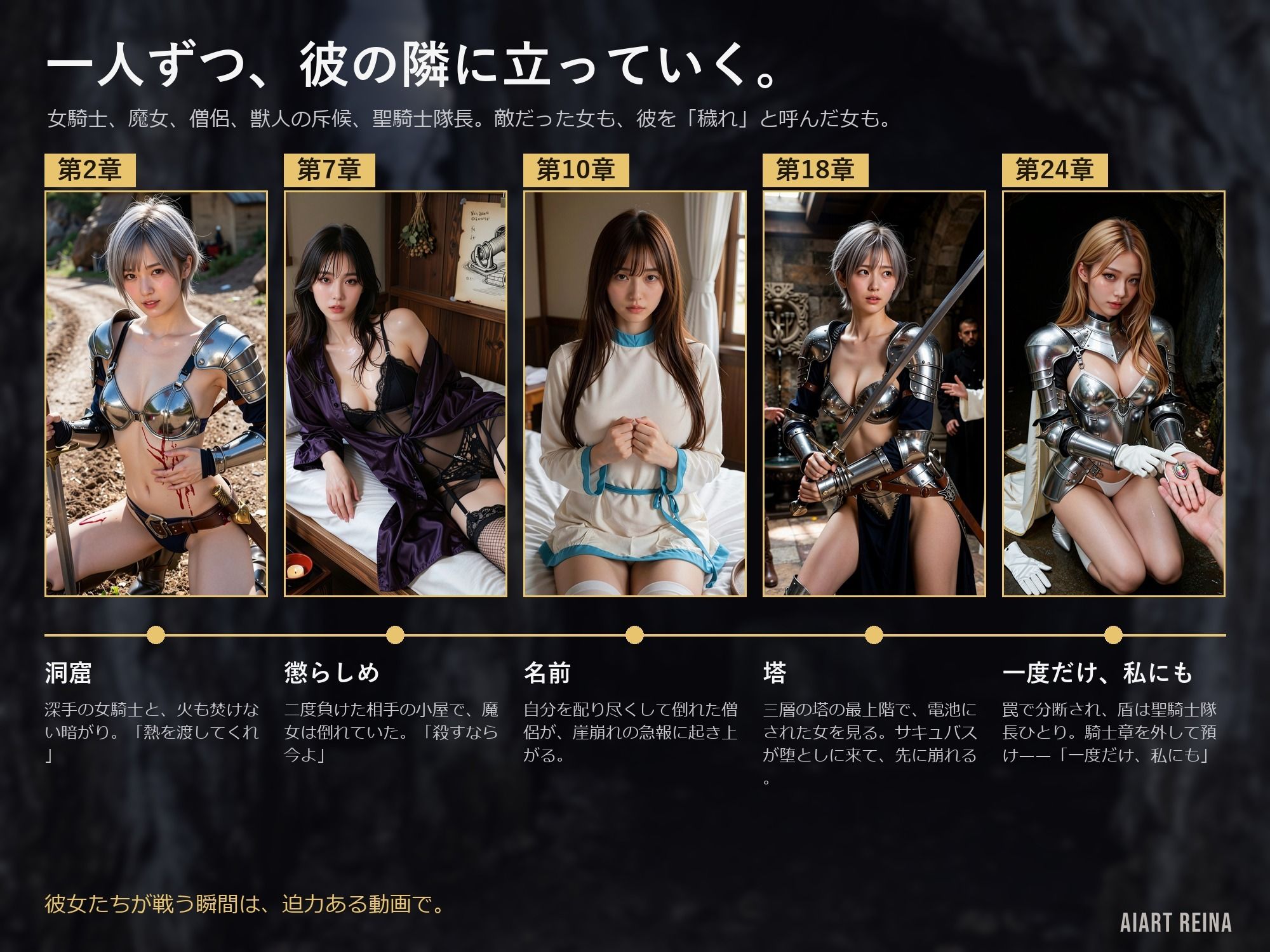 史上最弱の召喚者 〜絶頂させるほど強くなる異世界ハーレム〜 第一話<ノベルゲーム>(実写系)