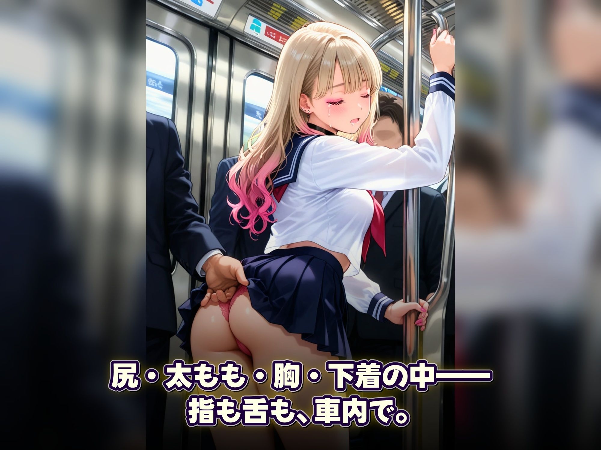 暗黙の満in電車 牝堕通学 〜声を殺して、牝に堕ちる痴●通学路