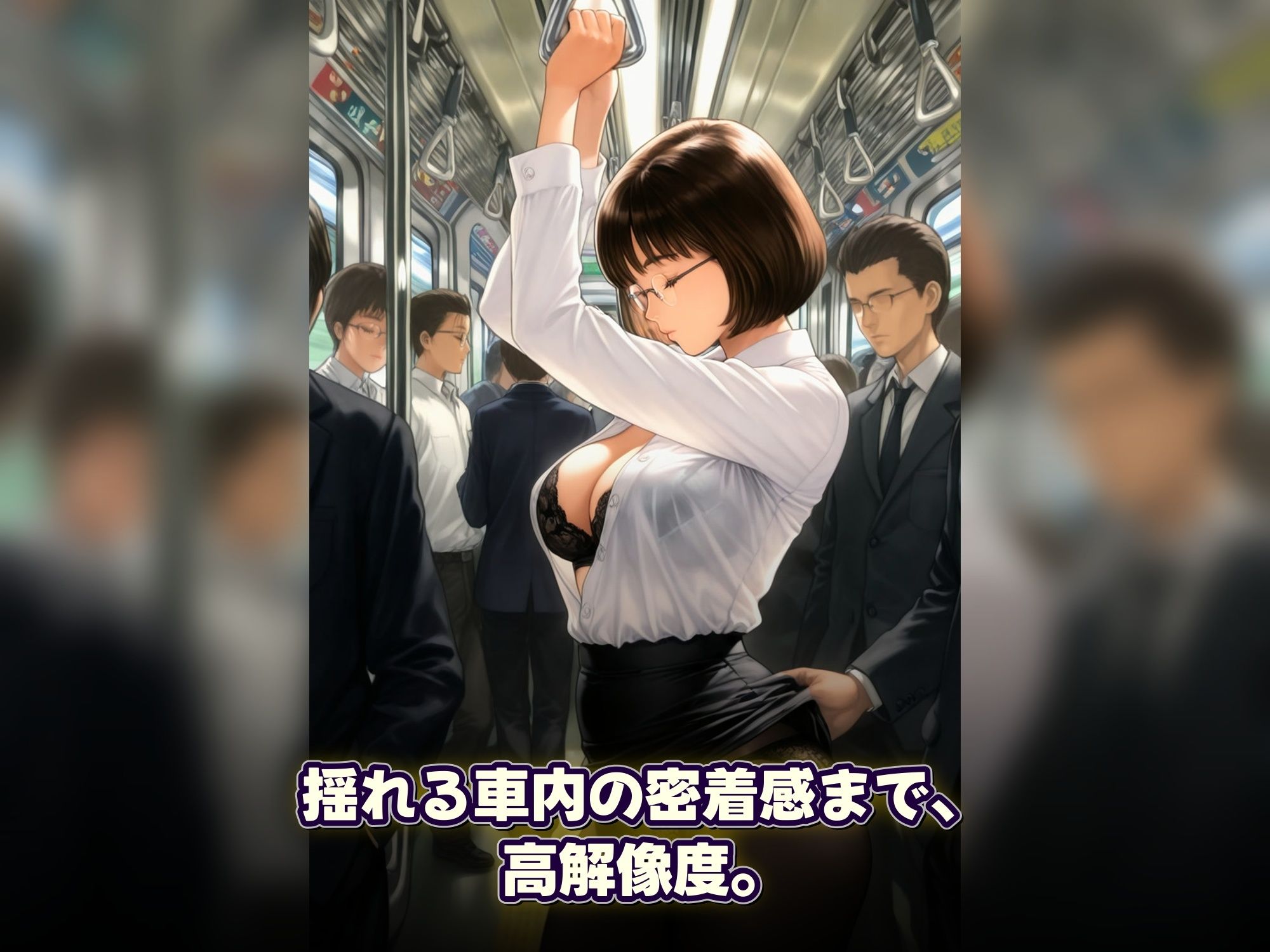 暗黙の満in電車 牝堕通学 〜声を殺して、牝に堕ちる痴●通学路