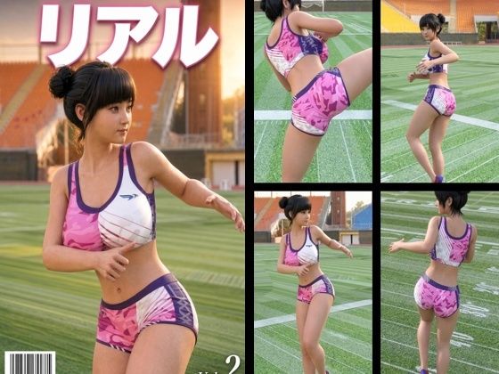 大学生グラビアアイドル 一ノ瀬 廻里の陸上コス風写真集 Real_02