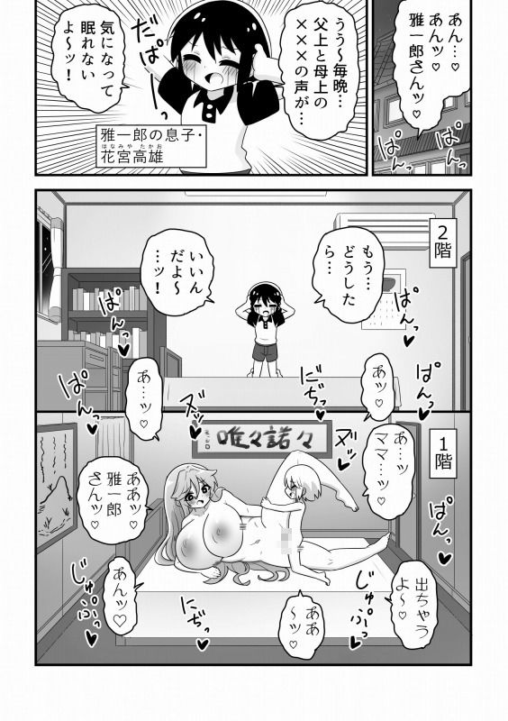 花宮一家の日常〜父親が再婚してHな家族が増えちゃった少年の話〜