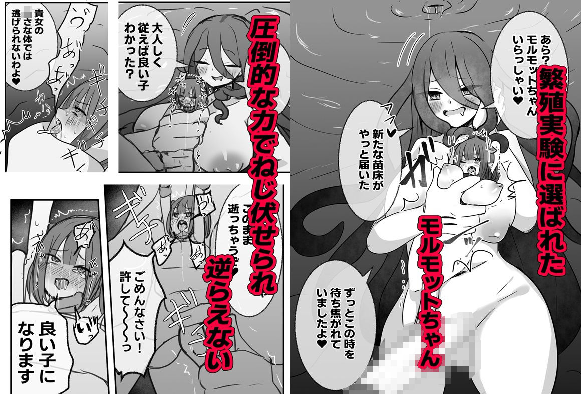 ××の巣穴に落とされたモルモットちゃん