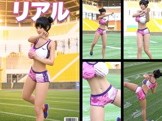 【▲100】大学生グラビアアイドル 一ノ瀬 廻里の陸上コス風写真集 Real_03