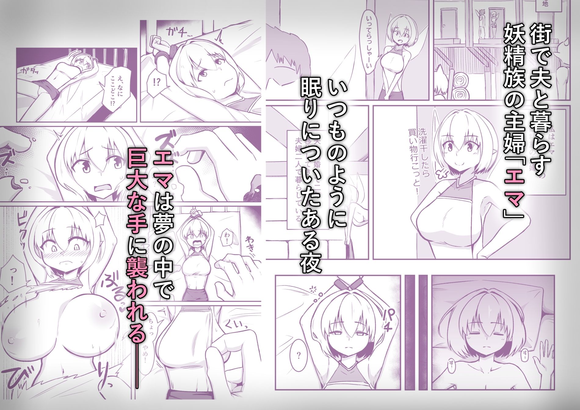 夢魔に狙われた妖精さんの話