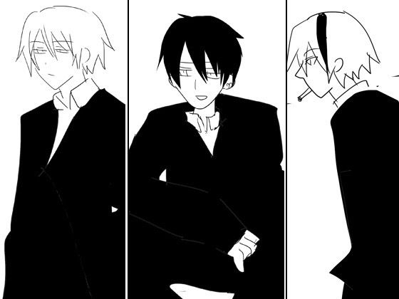 黒服イラスト集