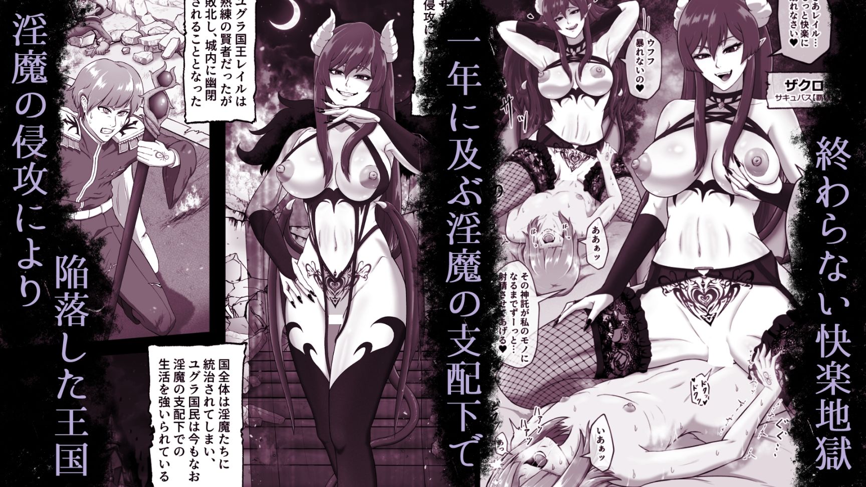 サキュバス城攻略 （1）淫魔に支配された王国