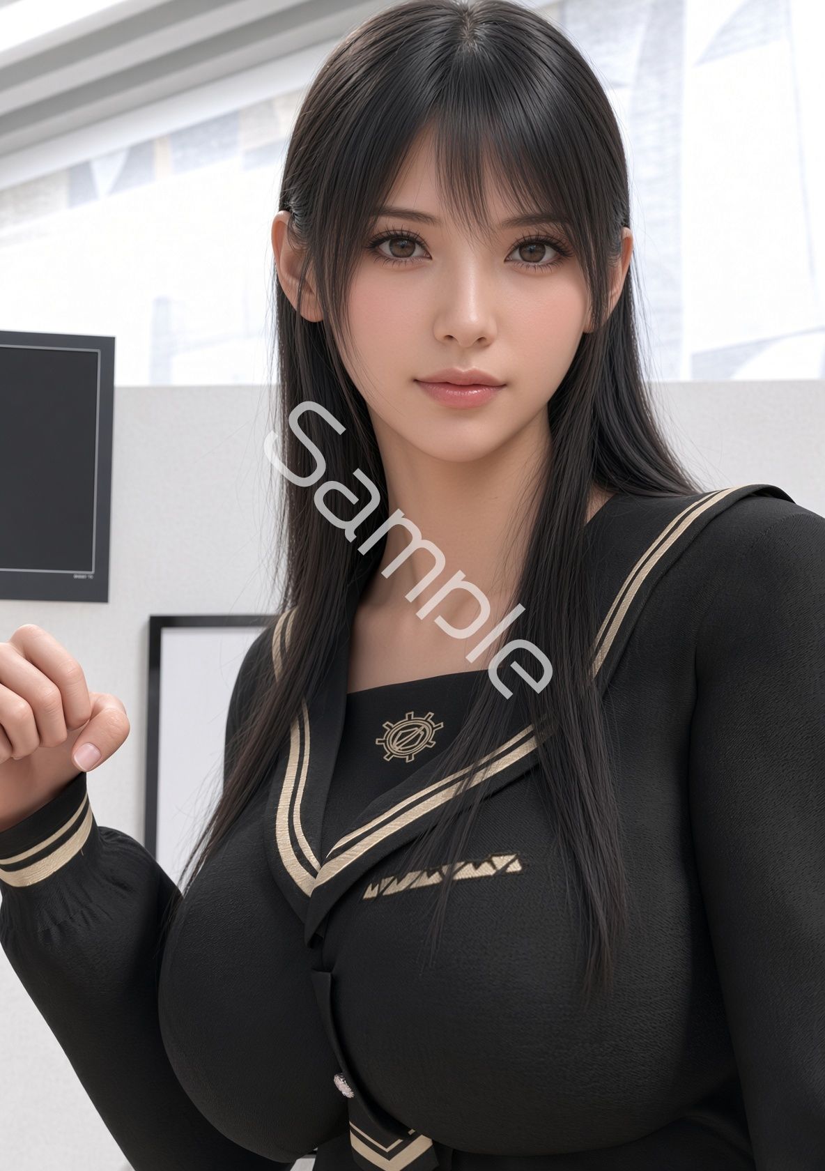 才色兼備の万能女性格闘家 霧島 愛唯の学生モデル風写真集The Real_03