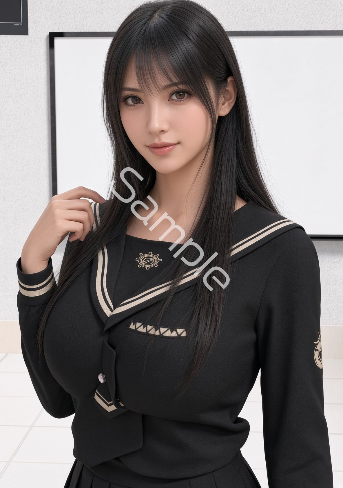 才色兼備の万能女性格闘家 霧島 愛唯の学生モデル風写真集The Real_03