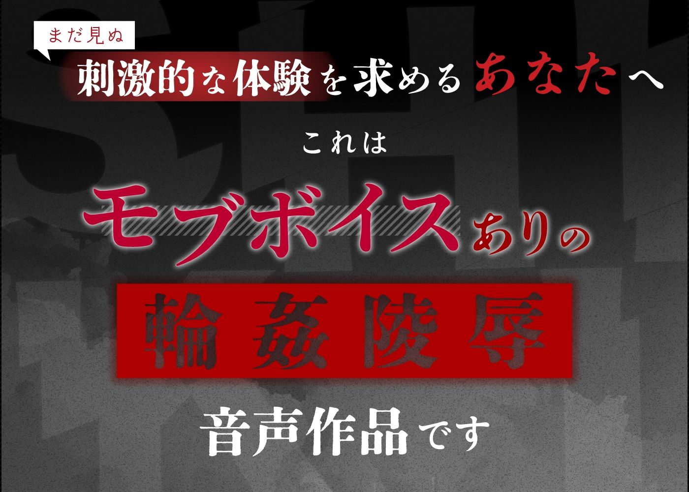 【モブ総勢38人！全員ボイスあり】最強モブレ作品ダブルパック【シキ・ライト】