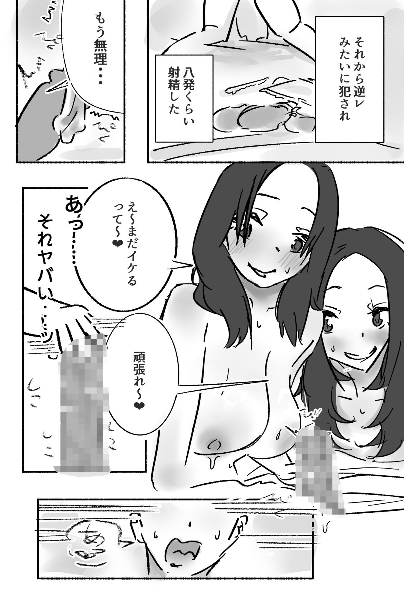 オタク君が、童貞大好きギャル姉妹に囲まれてちんぽが壊れそうです！？
