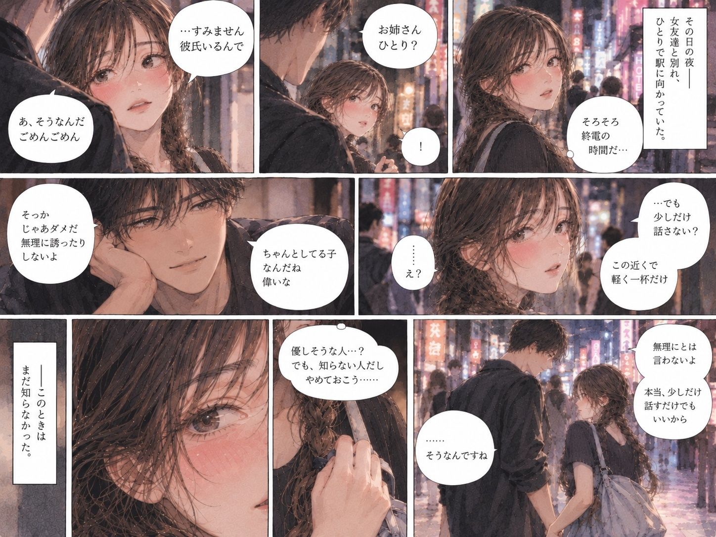 「『絶対についていかないから』――彼女が百戦錬磨のナンパ師と出会った夜。」
