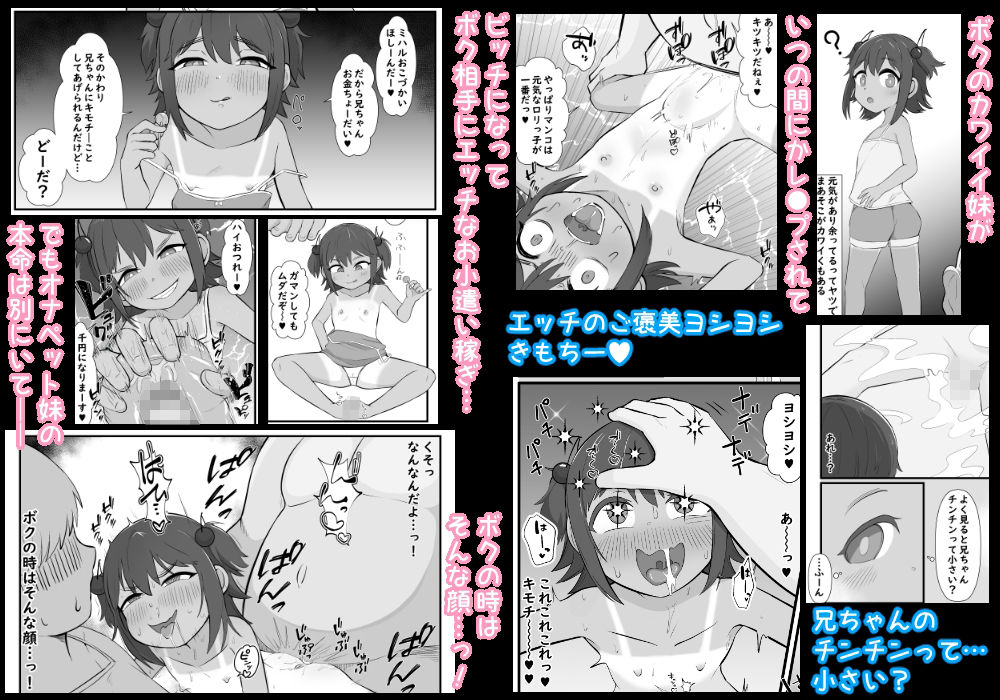 カワイイ妹がオッサンのオナペットに変わってた-見せつけSEXと惨めで財布なボク-
