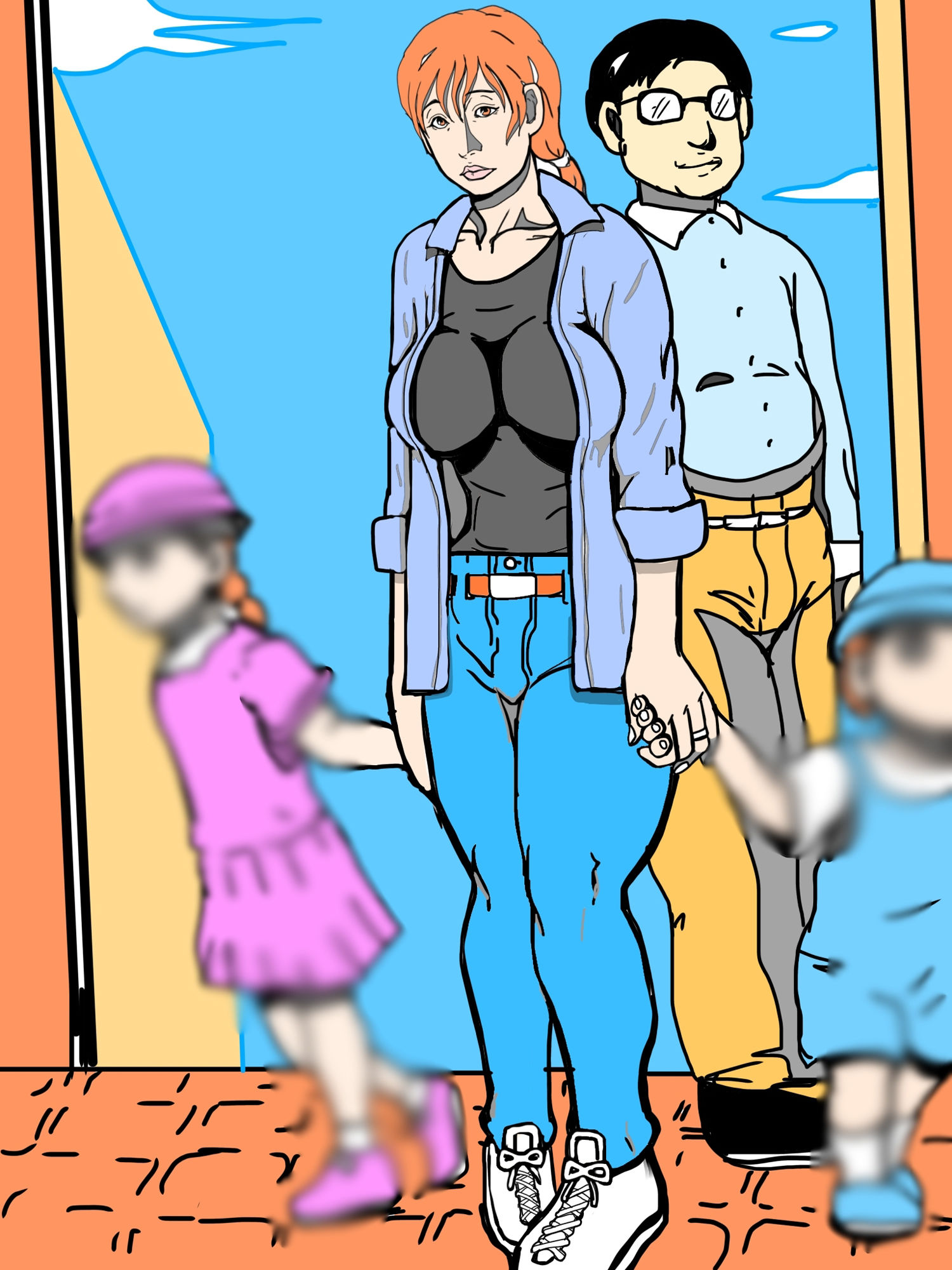 家族といるのに俺のことガン見してくる人妻仕方ねぇから可愛いがってやるかぁ