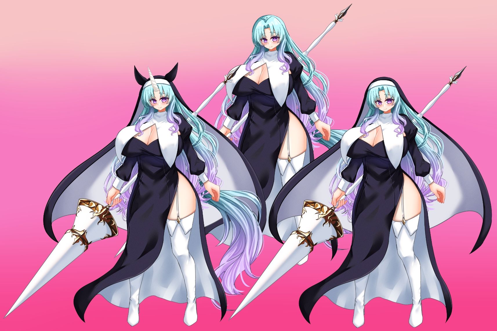 立ち絵素材 ユニコーン