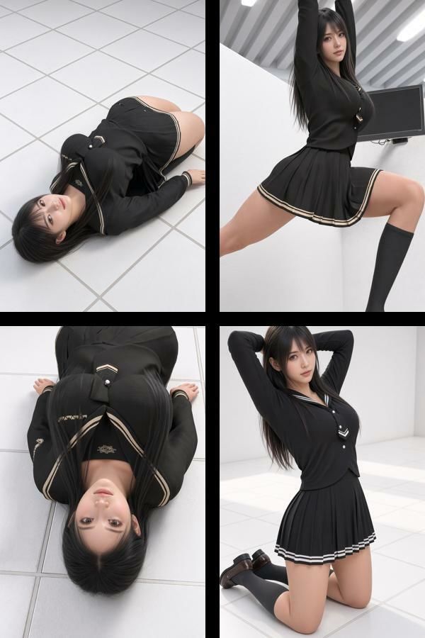 才色兼備の万能女性格闘家 霧島 愛唯の学生モデル風写真集The Real_04