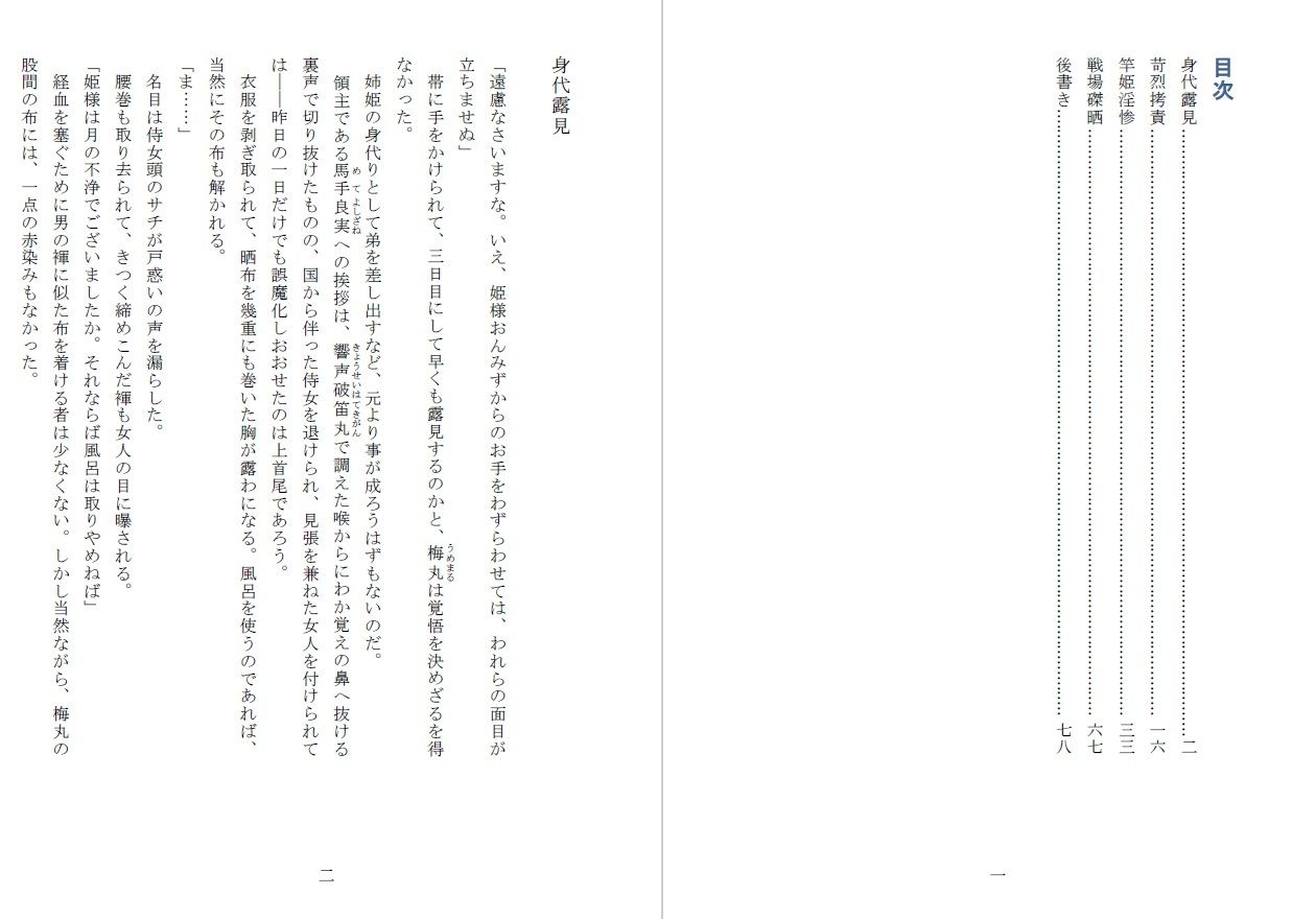 竿姫戦場磔:陽根篇