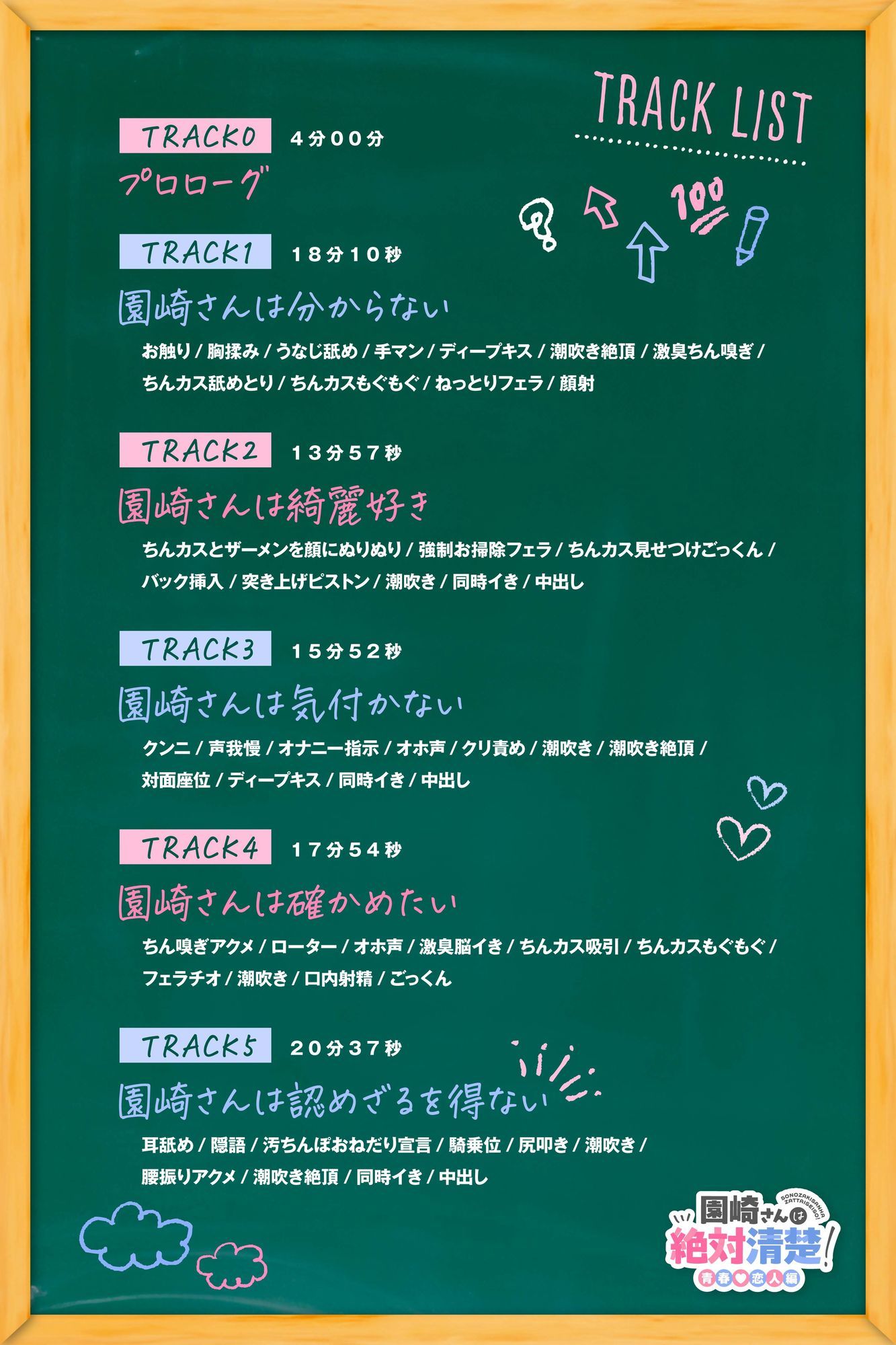 【全編潮吹き】園崎さんは絶対清楚！3【青春恋人編】