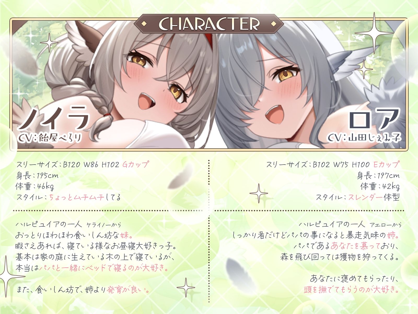 【長編】甘えん坊ハーピー姉妹のパパレ●プ！〜親代わりとなって卵から大事に育ててきたのに、襲われて「パパ」にされちゃいました〜【KU100収録】