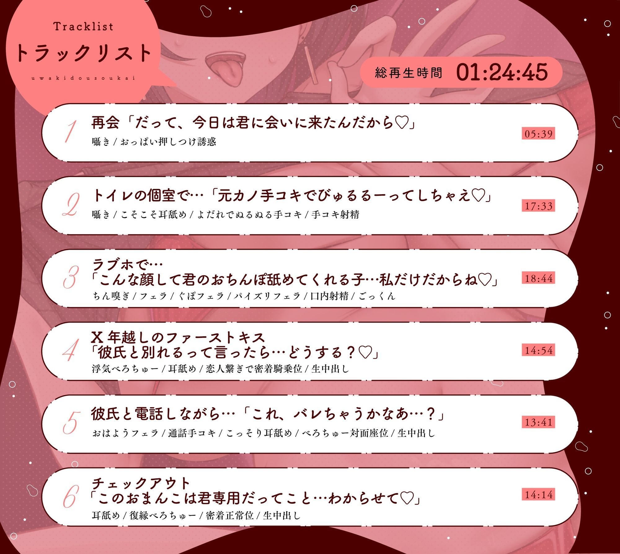 【浮気/逆レ/寝取り】Hカップ元カノと背徳浮気ハメ同窓会 〜ビッチになった発情メスはあなたのチンポに媚び狂う｜ ラブホ連れ込み発情逆レ＆復縁確定寝取りハメ〜