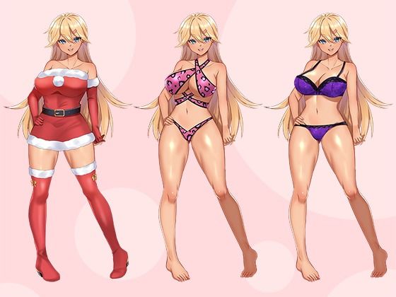 【立ち絵素材R18】褐色巨乳ギャル生徒 フルセットPSDパック