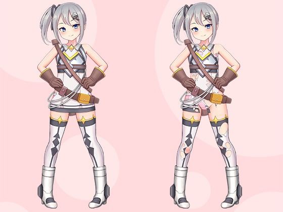 【立ち絵素材R18】小さな力持ちの女の子 フルセットPSDパック