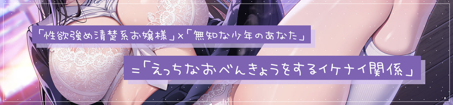 教えてお姉さん〜清楚系デカパイJKに教わるおちんちんの使い方〜