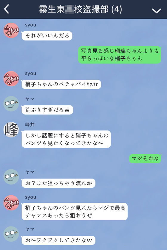 クラスメイトに盗撮されちゃう女子2人の話