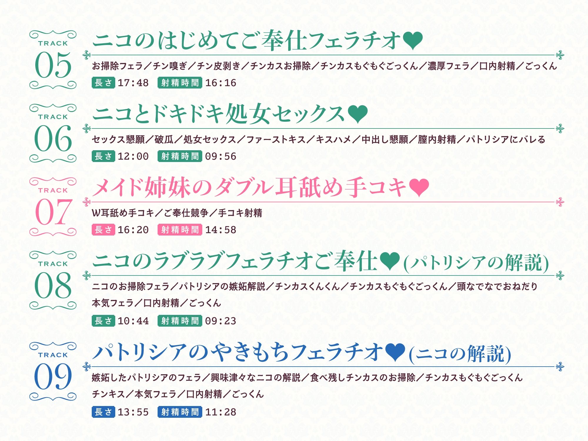 あまあま全肯定メイドさんとその妹がチンカス汚ちんぽにラブ媚びご奉仕してくれるお話♪【KU100】