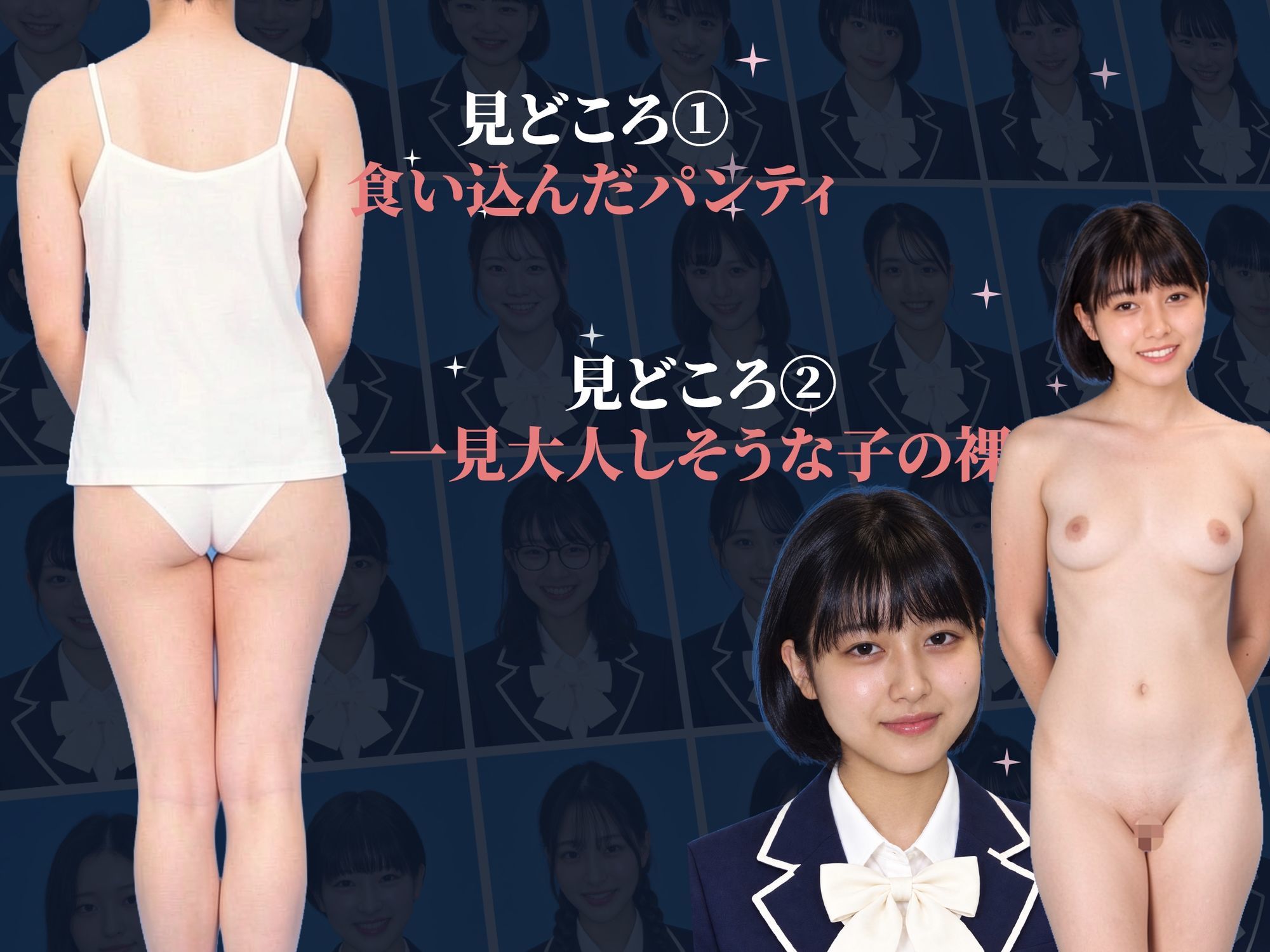 【全裸卒アル】制服アイドルを、「選んで味わってぶっかける」体験型写真集