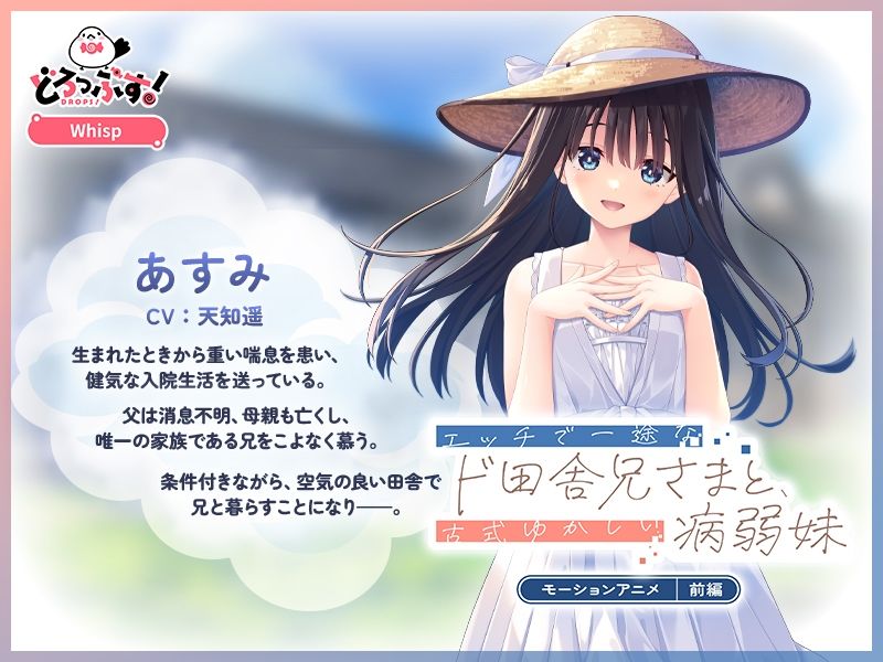 エッチで一途なド田舎兄さまと、古式ゆかしい病弱妹 モーションアニメ（前編）