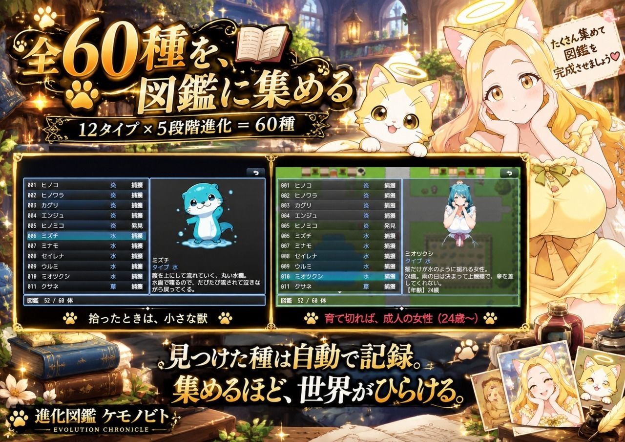 進化図鑑ケモノビト〜相棒と巡る進化の物語〜