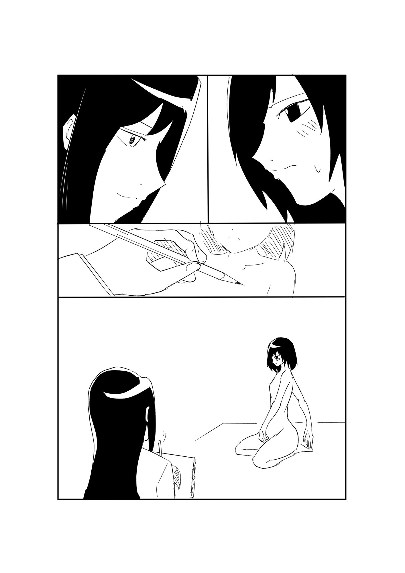 黒木先輩は後輩女子のヌードを描きたい1