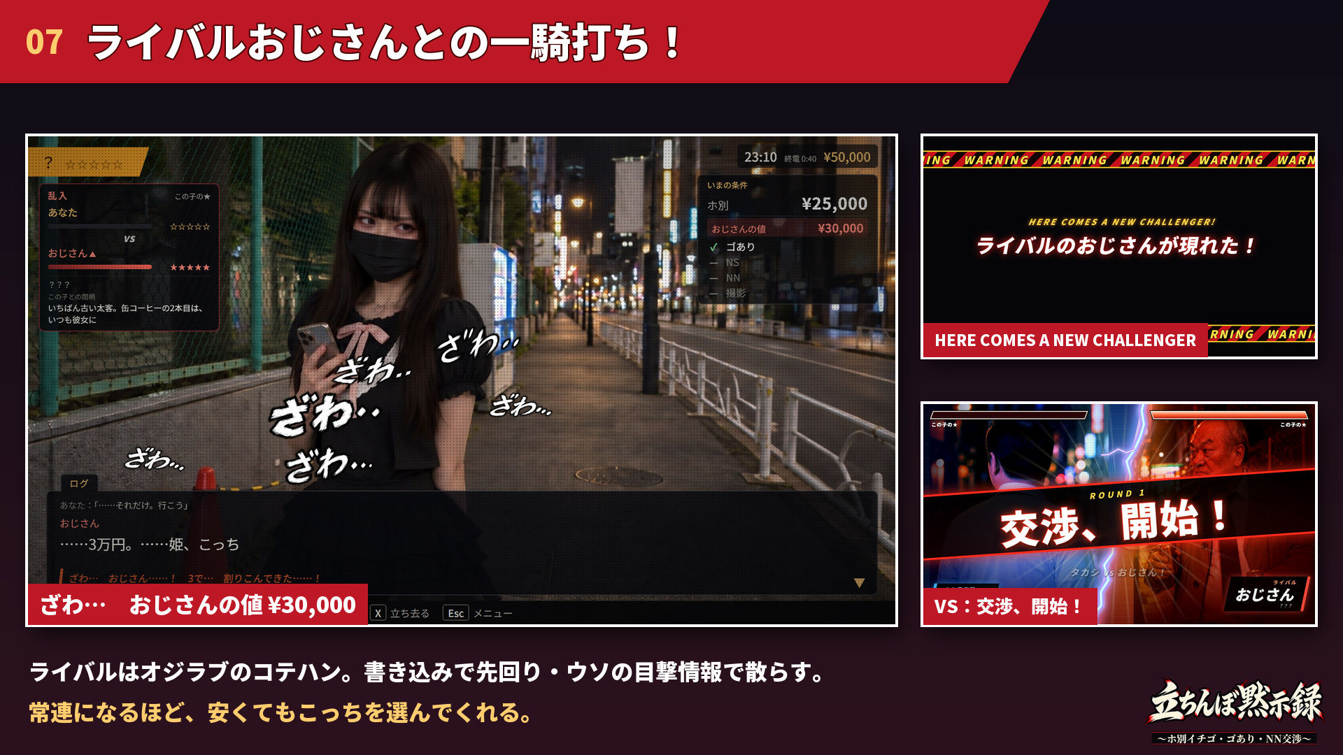 立ちんぼ黙示録 〜ホ別イチゴ・ゴあり・NN交渉〜