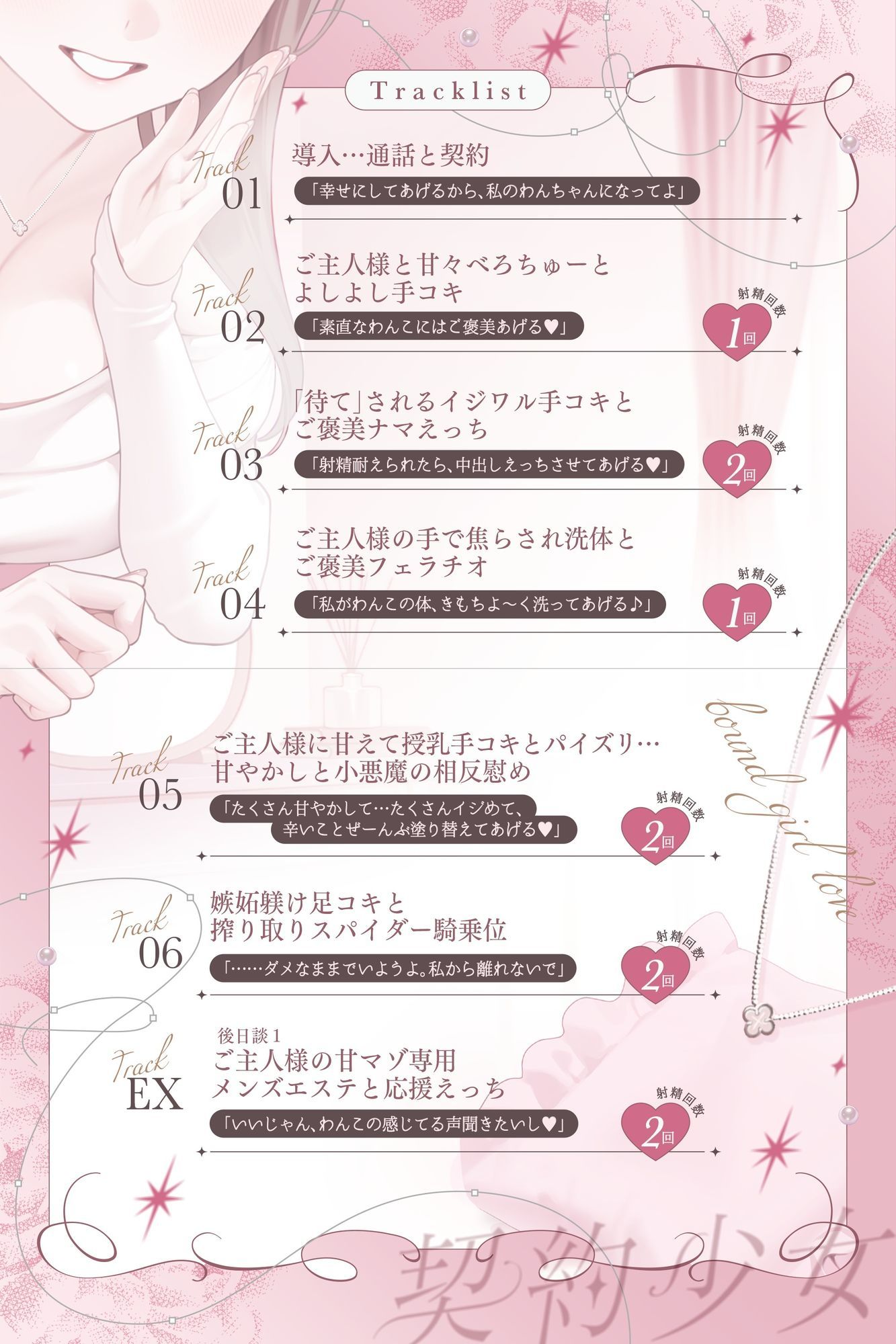 溺愛、契約少女〜ダメな君を愛してるご主人様と甘マゾからかいナマえっち〜