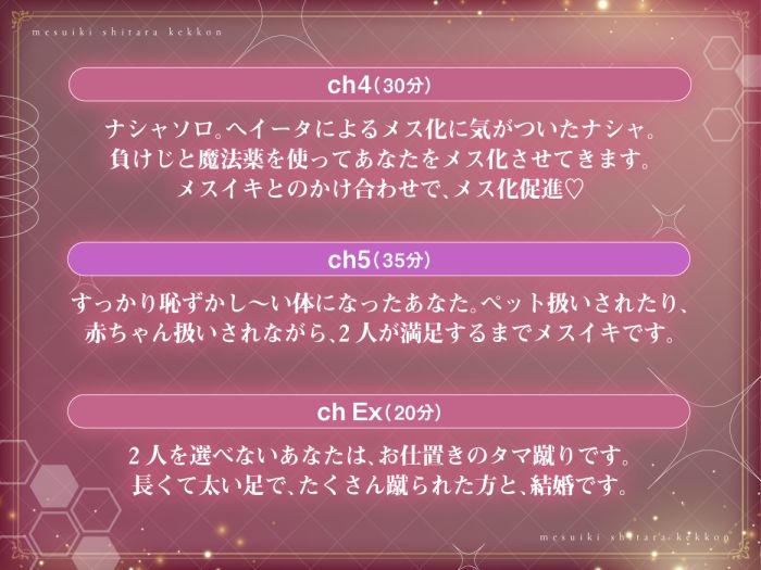 メスイキしたら、結婚（はーと）