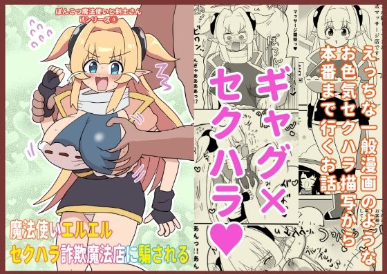魔法使いエルエル セクハラ詐欺魔法店に騙される 〜ぽんこつ魔法使いと剣士さんifシリーズ（3）〜