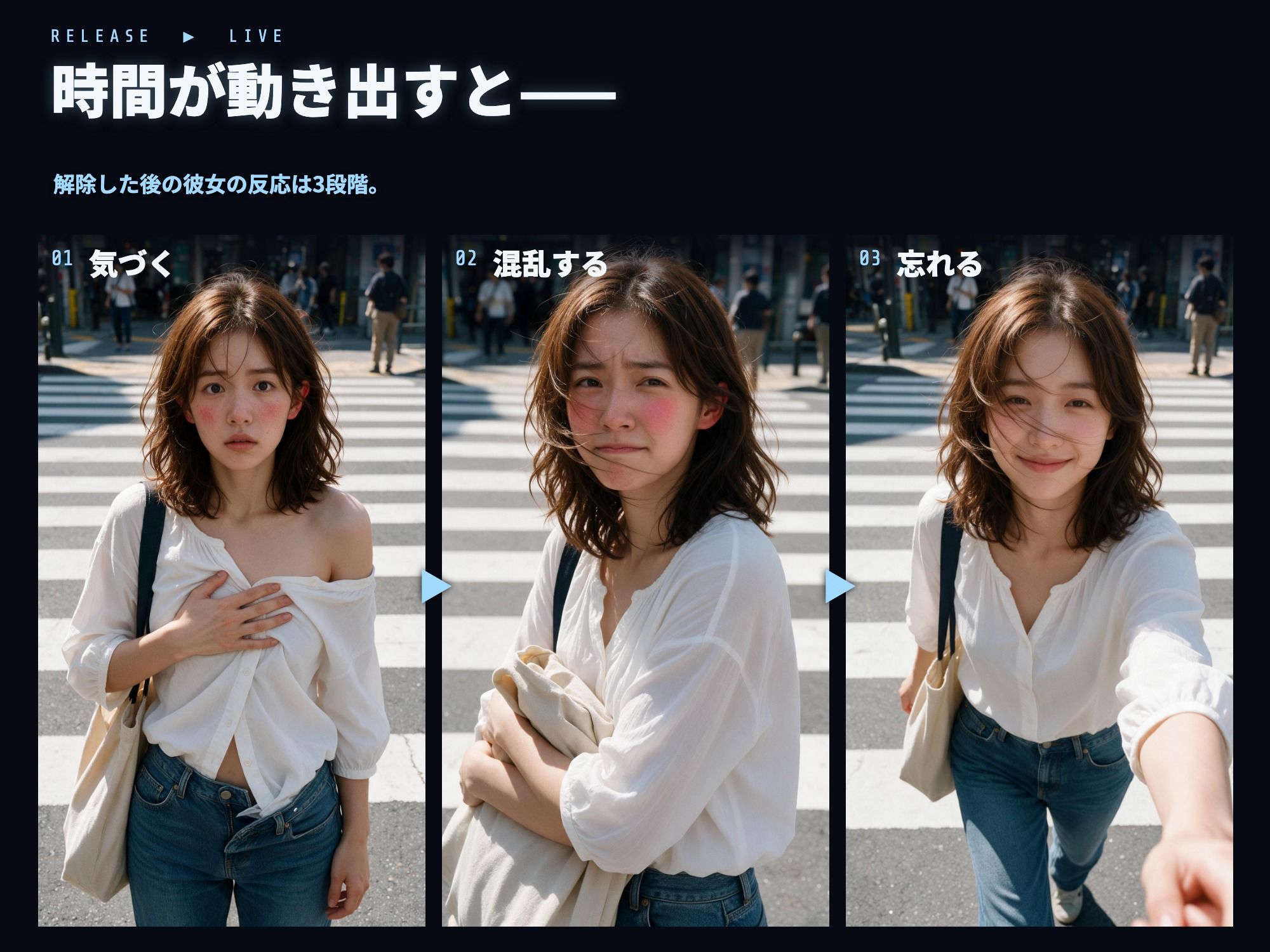 時間よ止まれ！街ゆく美女50人を止めてヤる