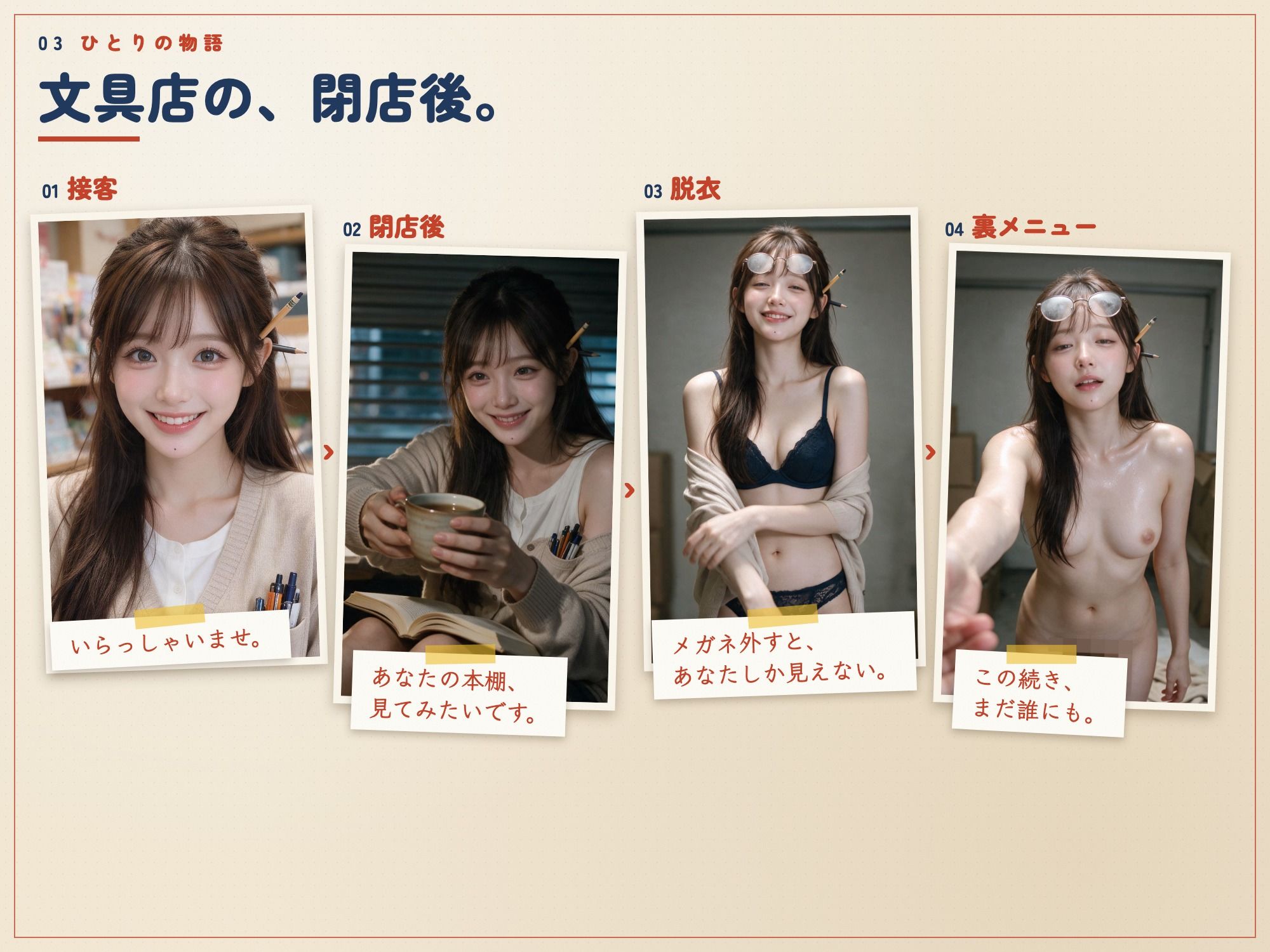 50人の看板娘たち〜俺だけ閉店後に裏オプ解放！