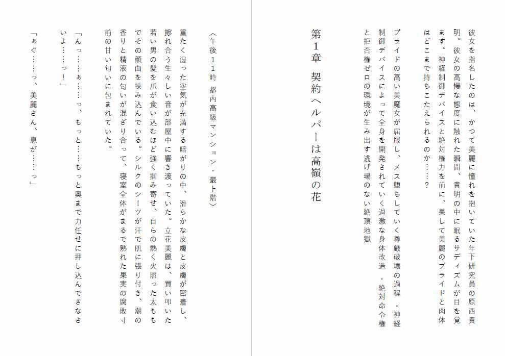 【尊厳破壊】高嶺の花だったマダムを研究室の性処理玩具に調教する話
