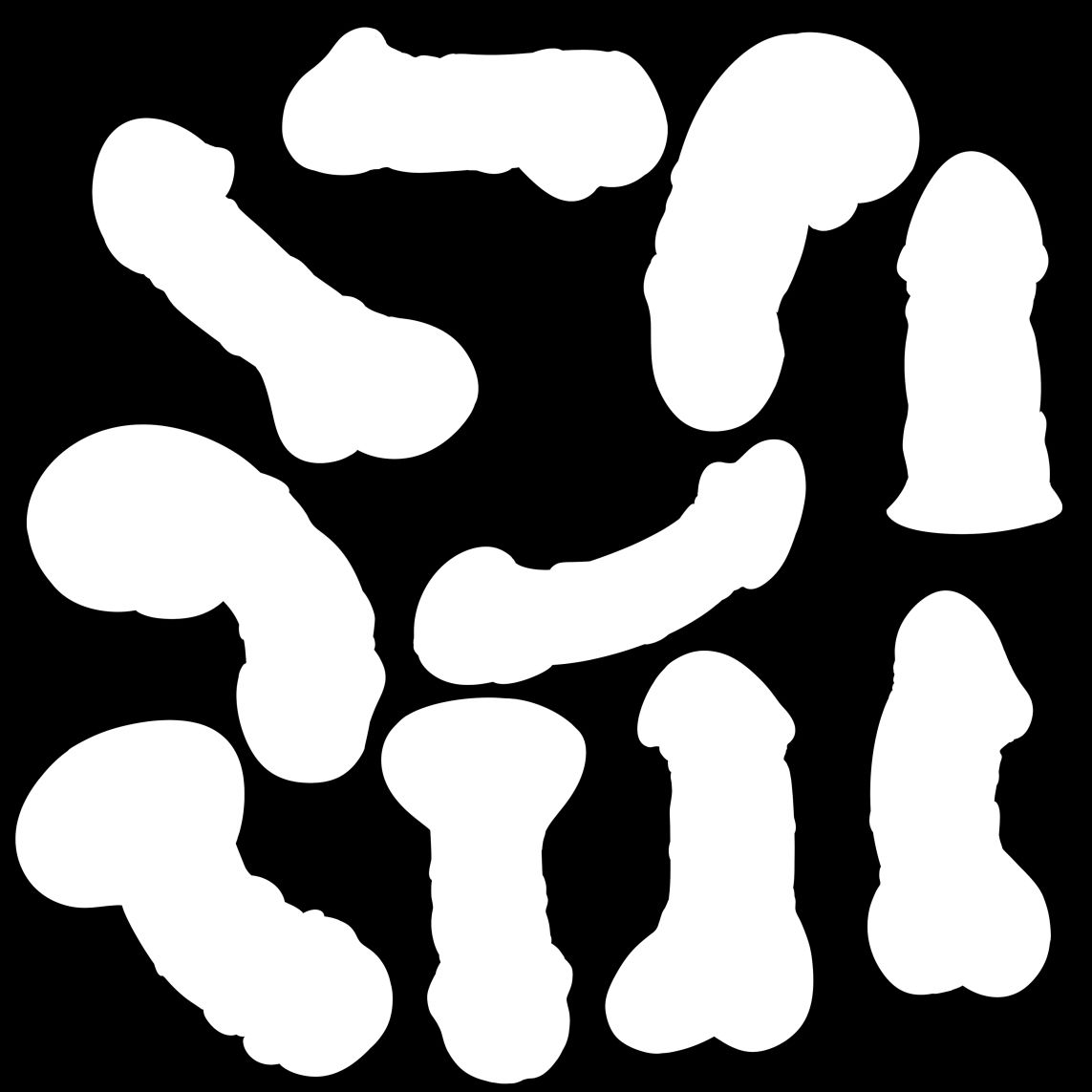 男性器素材（シルエット）