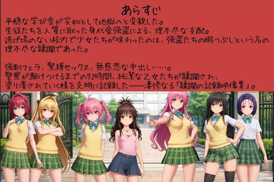 【スマホ対応】To L〇VE 校内ハンティング〜捕まえて・犯しつくせ！【全34シーンCC617枚以上】