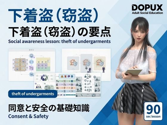【△20】パンチラガチャ★二階堂 沙耶 大学に進学し強豪予備校『DOPUX（ドピュックス）』で社会人向け講座（性犯罪）を教える名物講師に！（Vol.025:下着盗（窃盗））