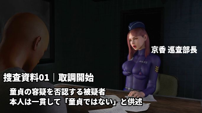 童貞警察 射精させる刑事！耐える容疑者！〜射精するほど童貞を疑われる3日間の取り調べ〜