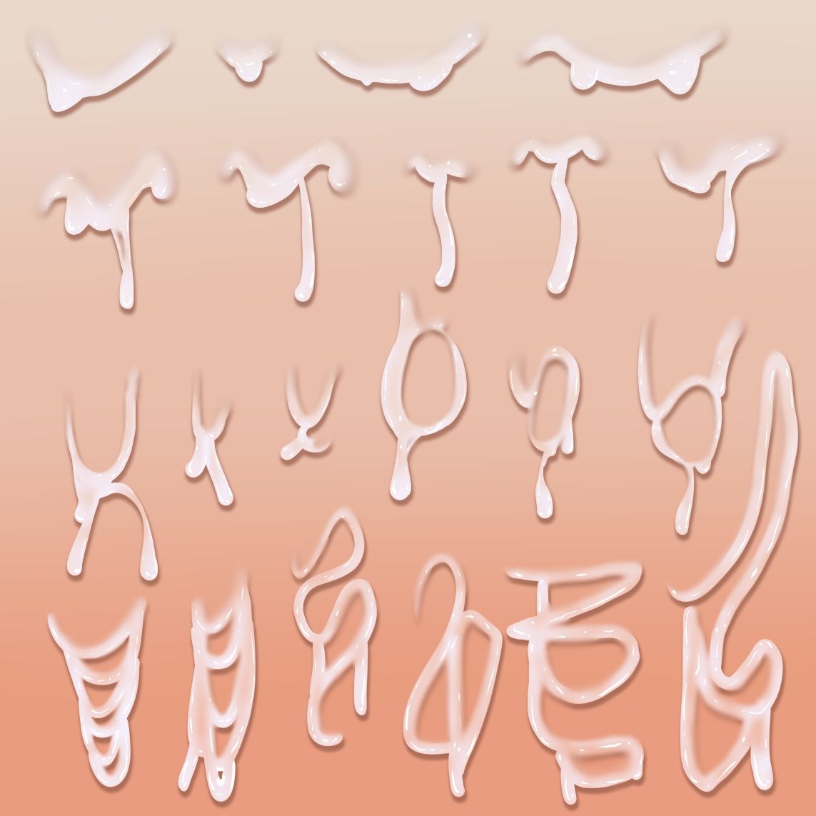 精液素材7