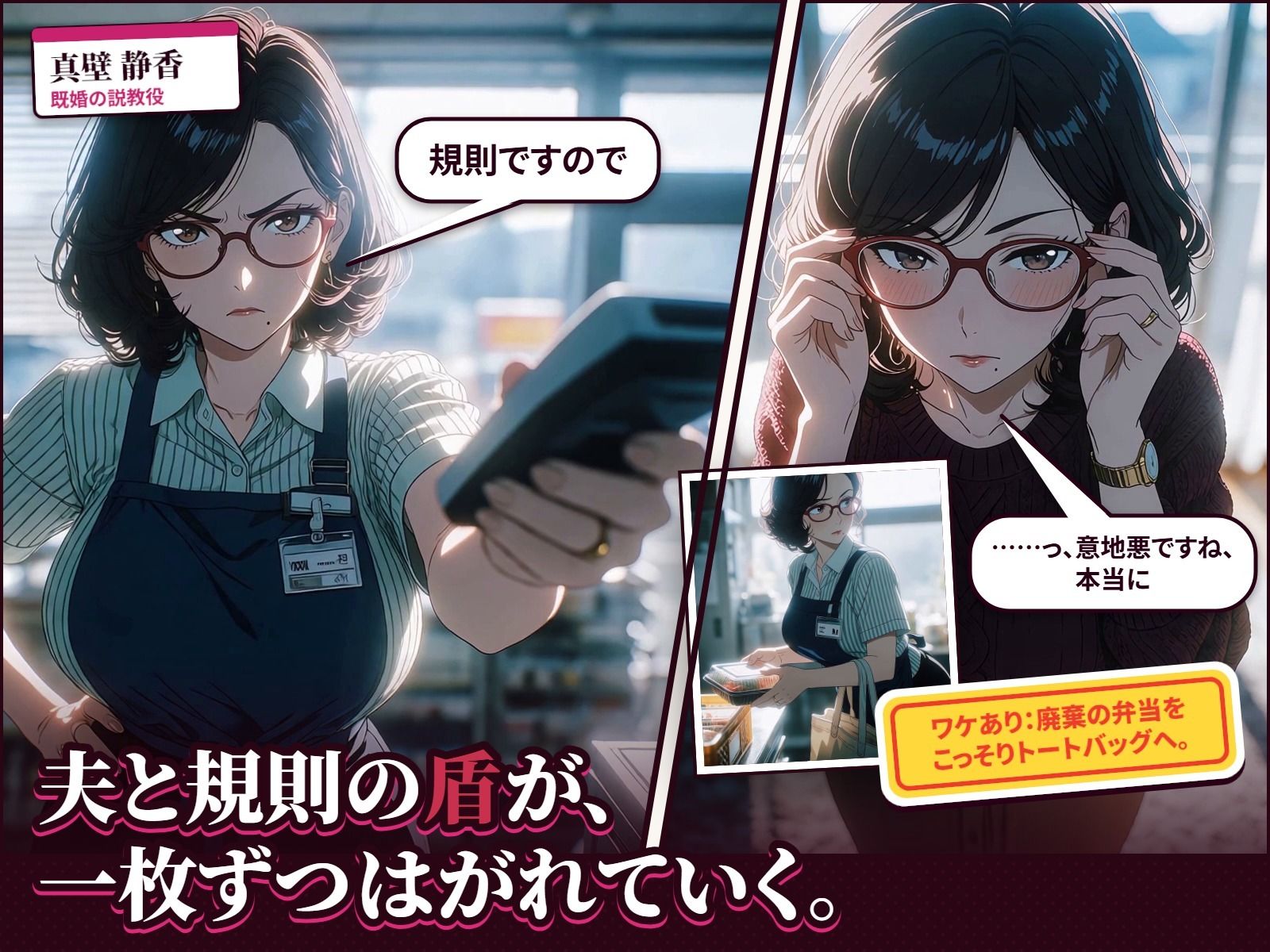 ワケあり人妻パート、夕方シフトで弱み握りました。