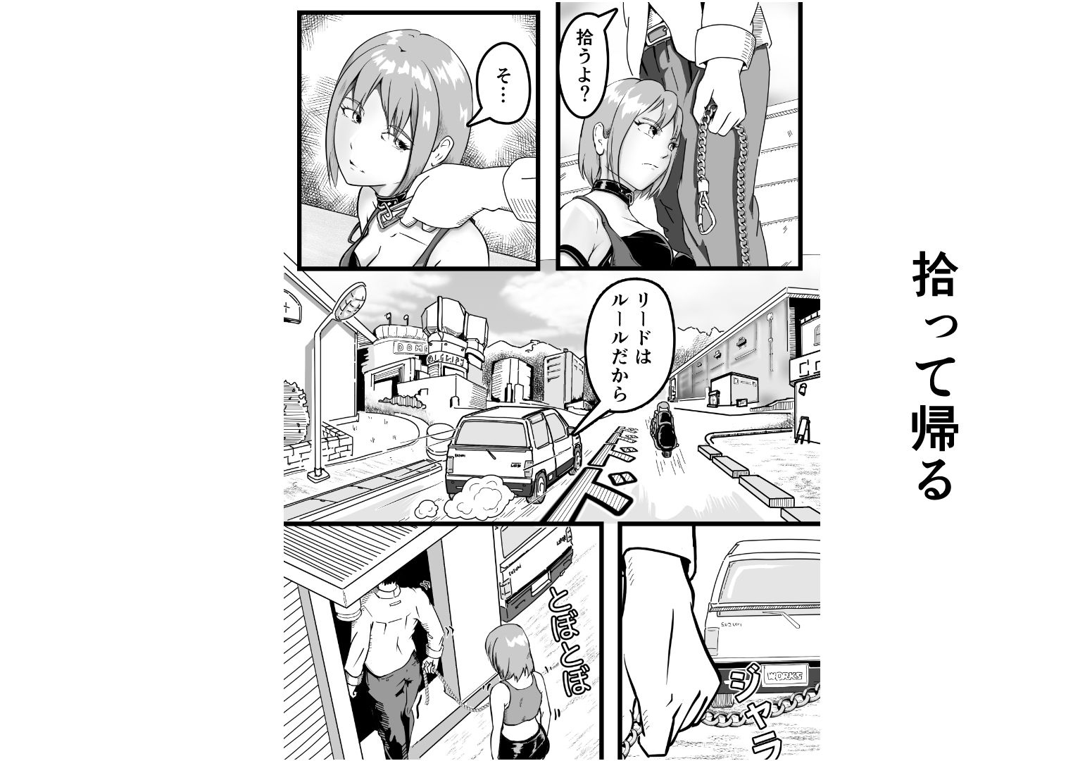 元同級生を拾って 女装レズする