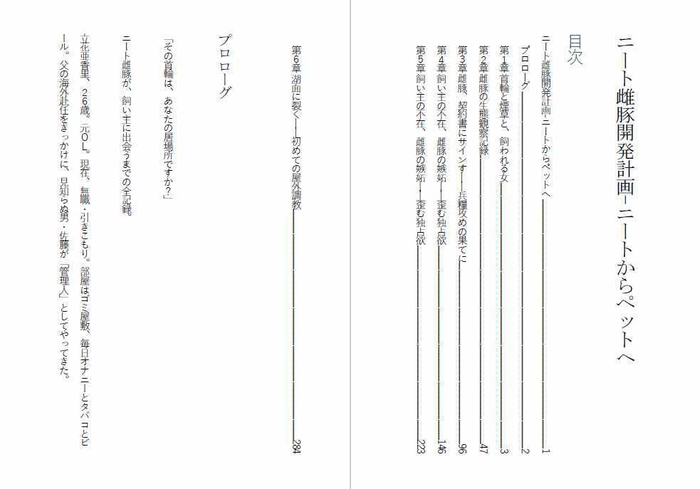ニート雌豚開発計画-ニートからペットへ
